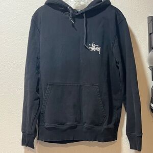 Stussy Classic Black Hoodie for Men